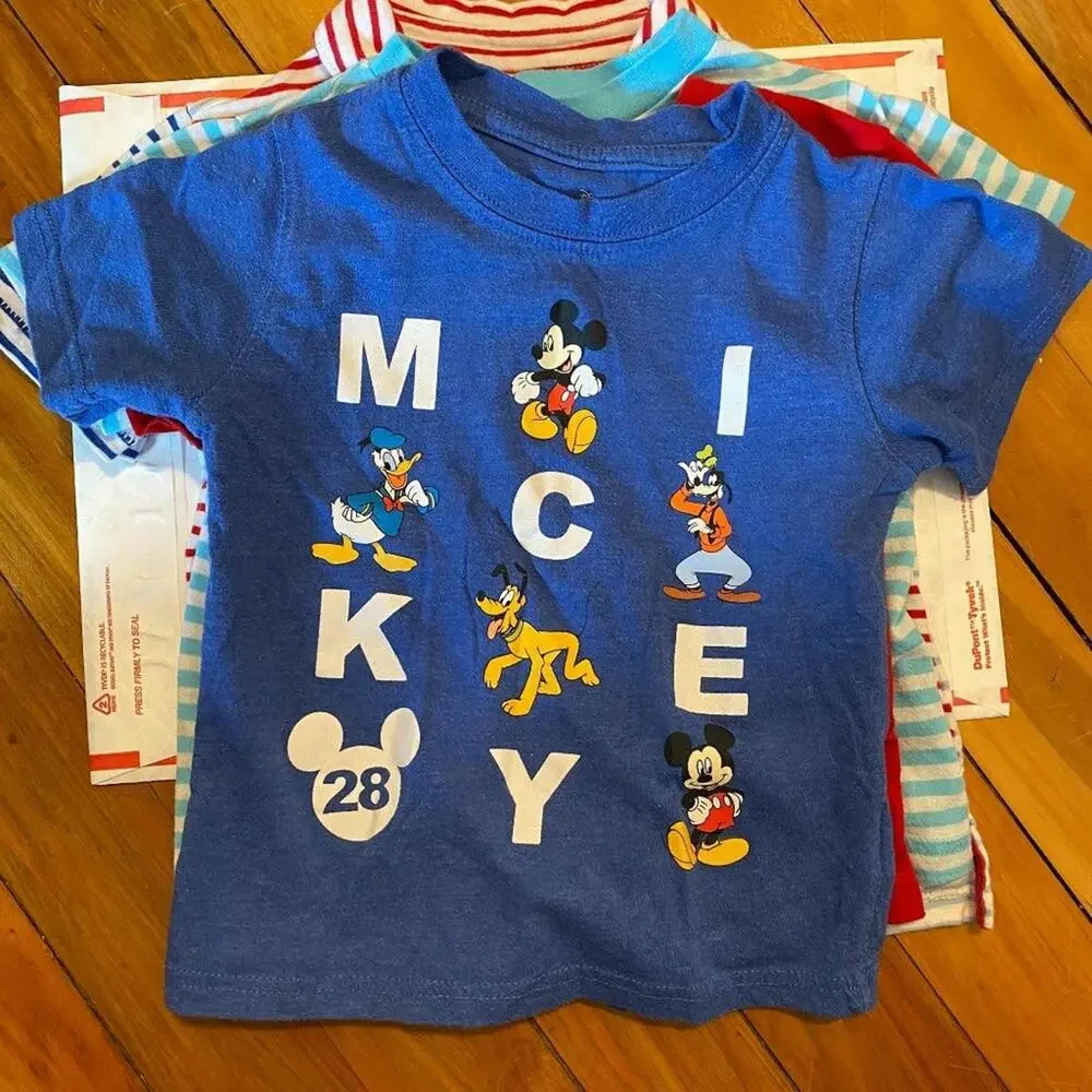 Toddler Boys Short Sleeve Shirt Lot 2T
